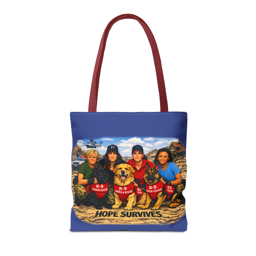 Tote Bag — K-9 Search & Rescue 'Hope Survives' Memorial Tote