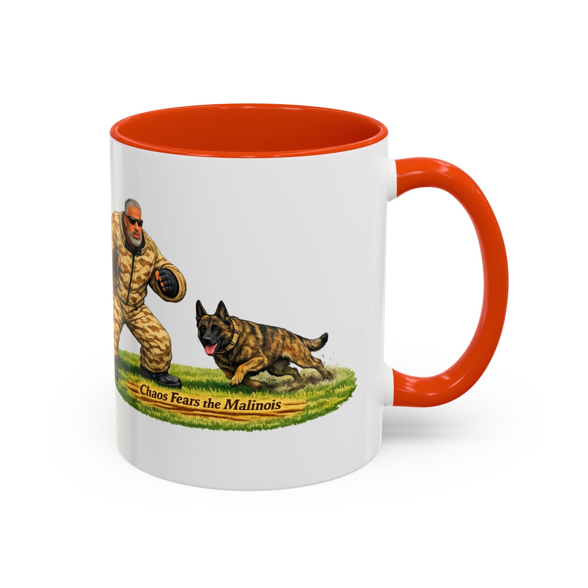 Belgian Malinois Coffee Mug — "Nothing Fears the Malinois" Dog Lover Gift (11oz/15oz)