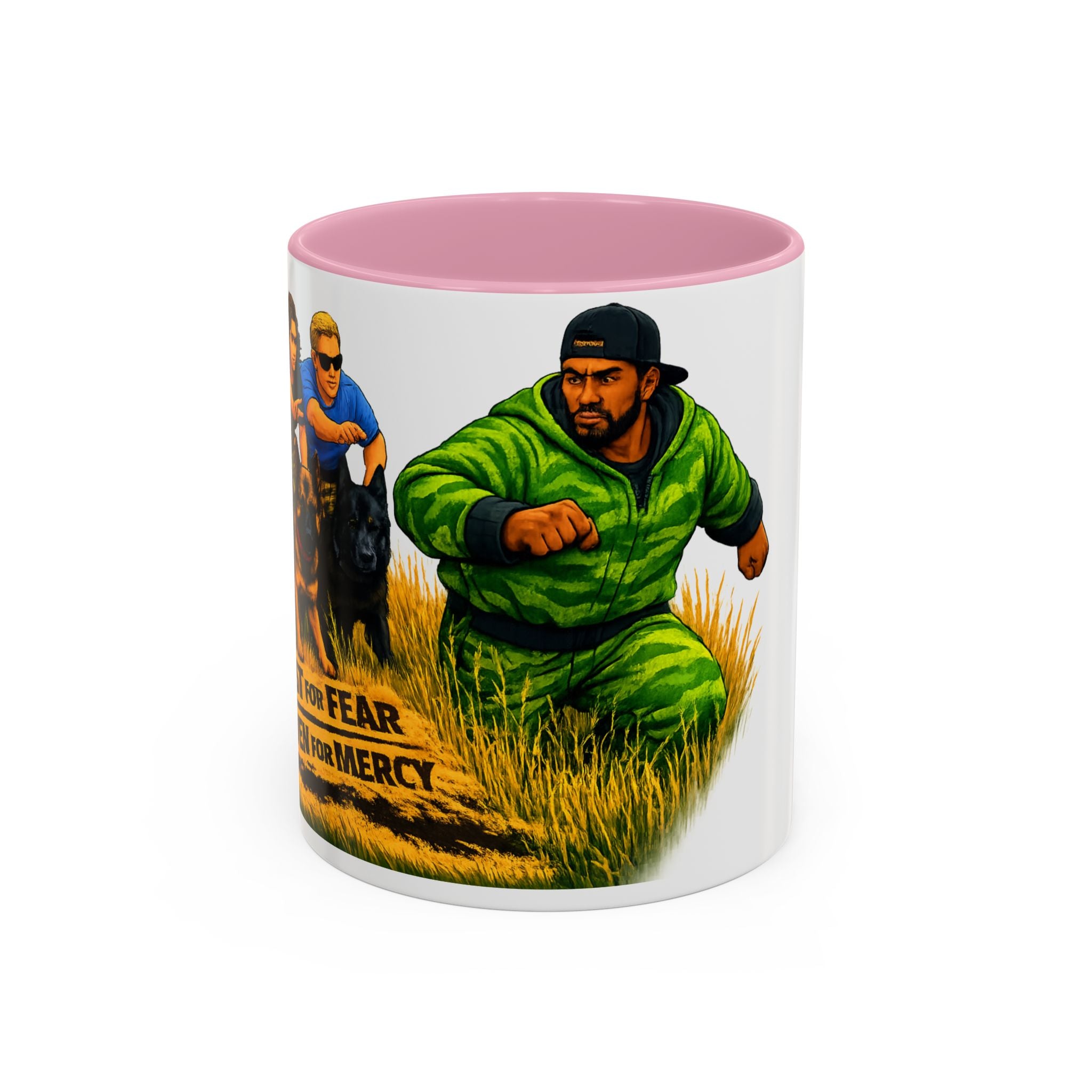 K9 Team Training Day Mug — 'No Fear, No Mercy' Coffee Cup