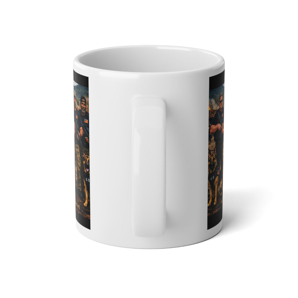 20oz Jumbo Coffee Mug — K9 Search & Rescue Team Tribute Mug