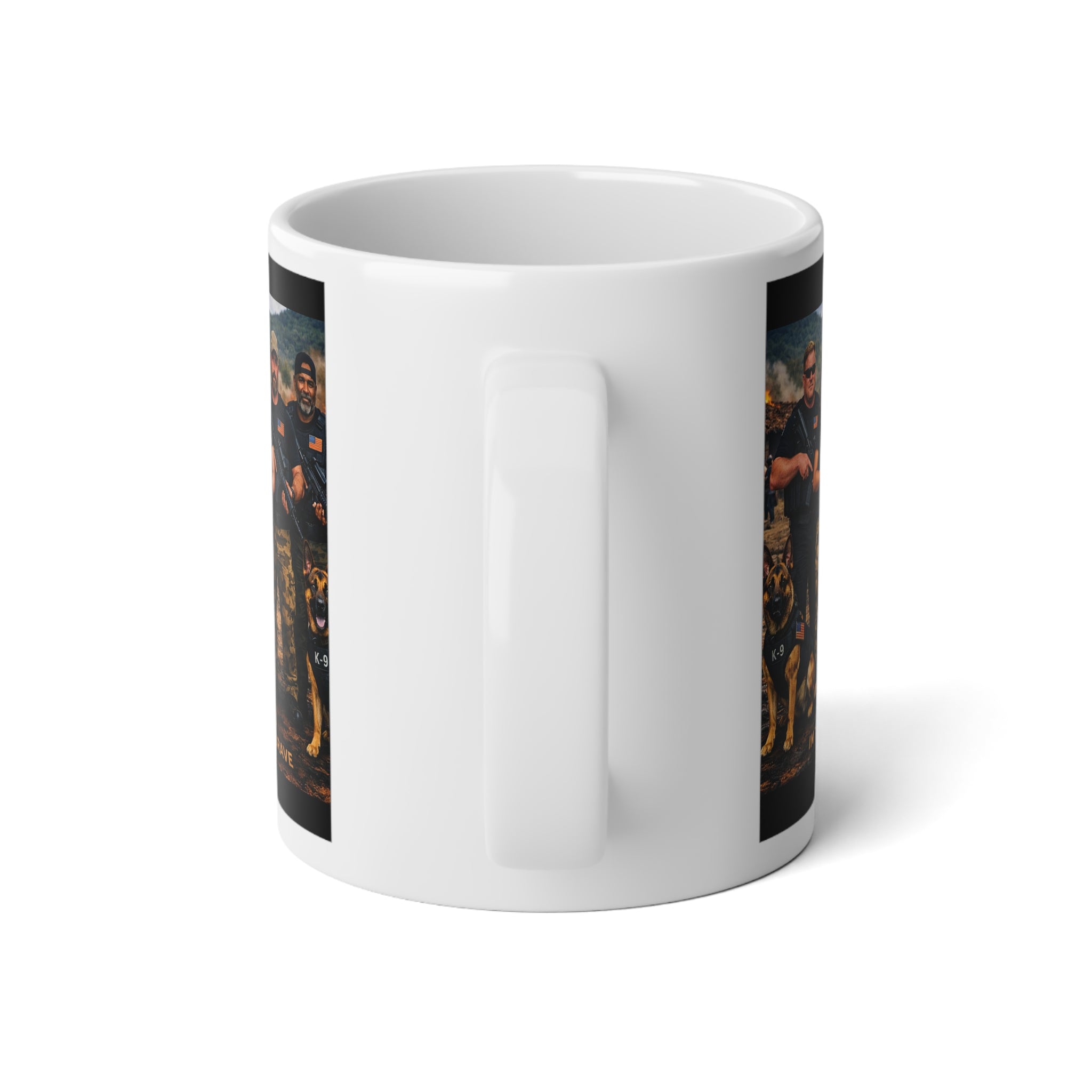20oz Jumbo Coffee Mug — K9 Search & Rescue Team Tribute Mug