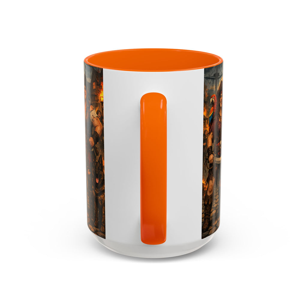 Pirate Family Coffee Mug — Fantasy Buccaneer Artwork 11/15oz
