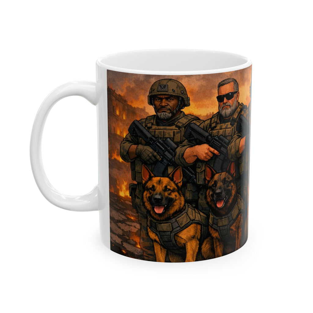 Tactical Team Coffee Mug – Military K9 & Operators 11oz/15oz Ceramic Mug