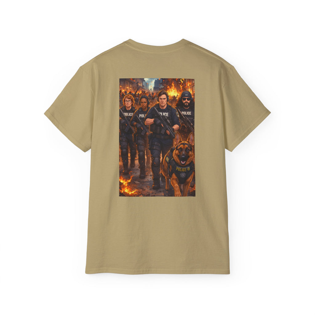 Police K9 Unit Tee — Tactical K9s Graphic Cotton Shirt