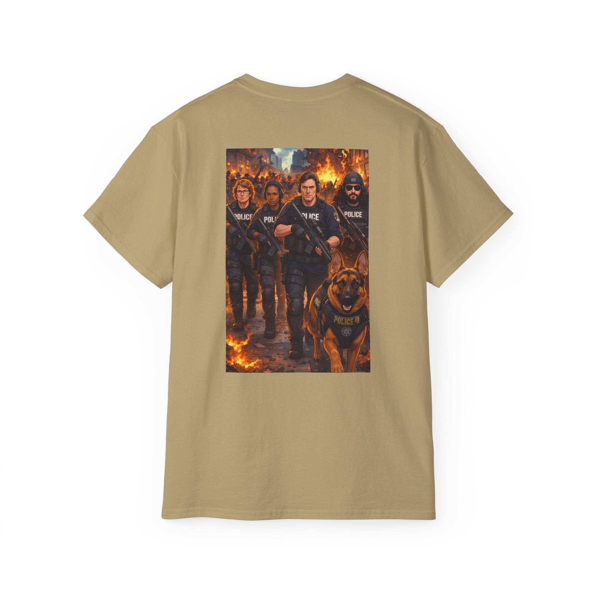 Police K9 Unit Tee — Tactical K9s Graphic Cotton Shirt