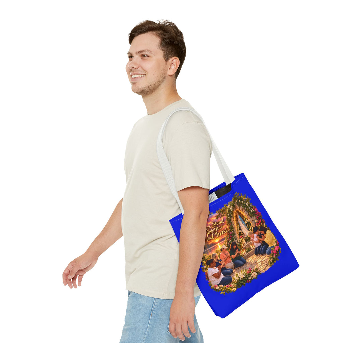 Sisters Standing Together in Christ Religious Christian Tote Bag