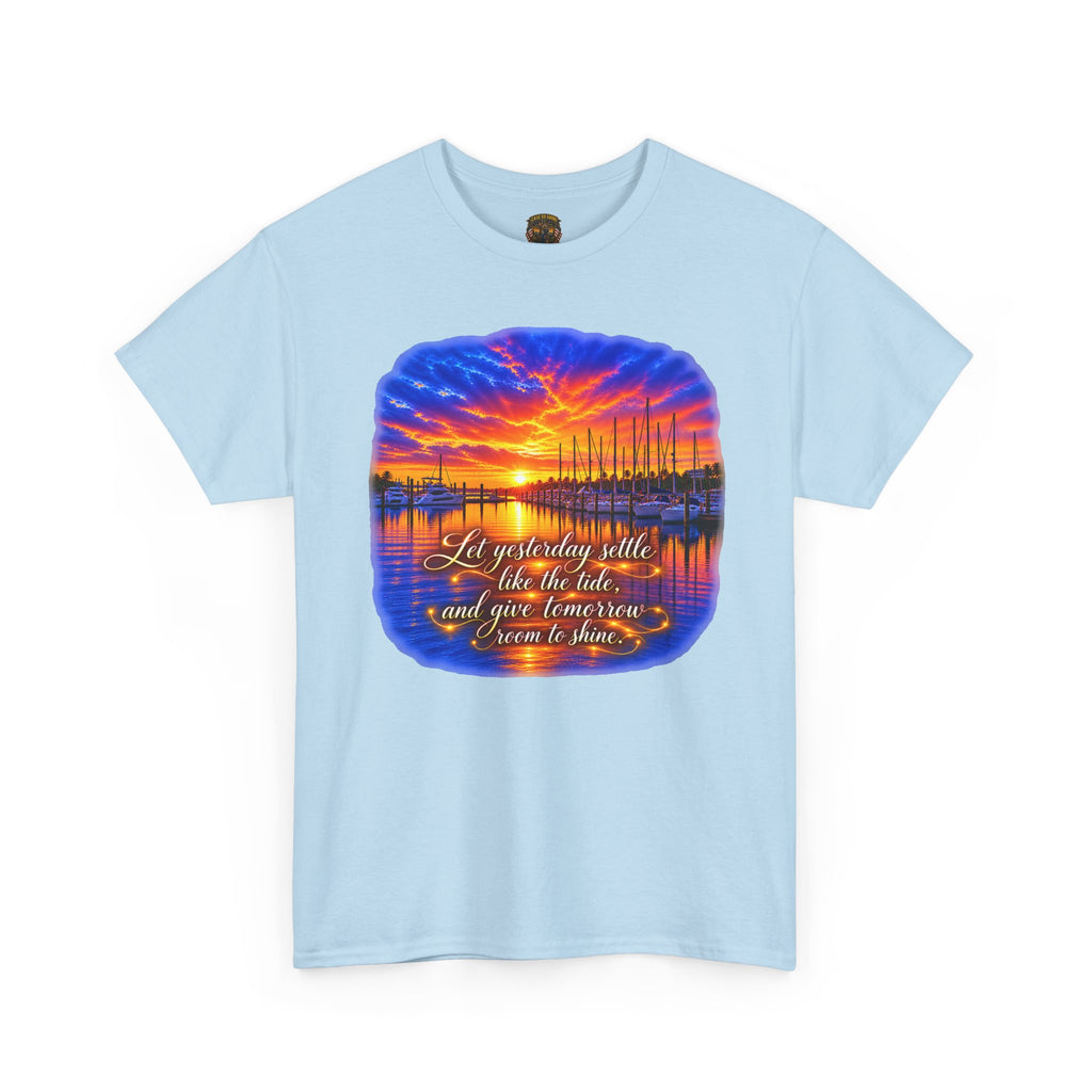 Sunset Harbor Inspirational Quote T-Shirt