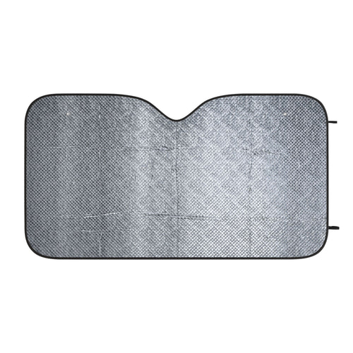 Camping Dogs Car Sunshade — Cute Dogs Around Campfire with ATVs Front Windshield Shade