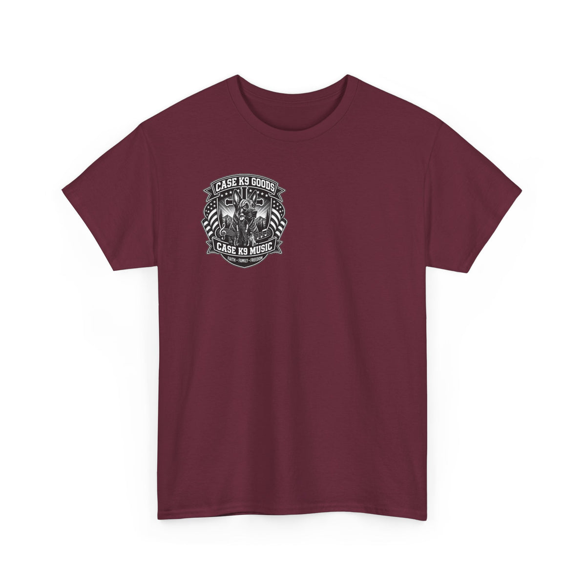 K9 Handler Tee – CASE K-9 “Full Throttle” Vintage Dog Unit T-Shirt