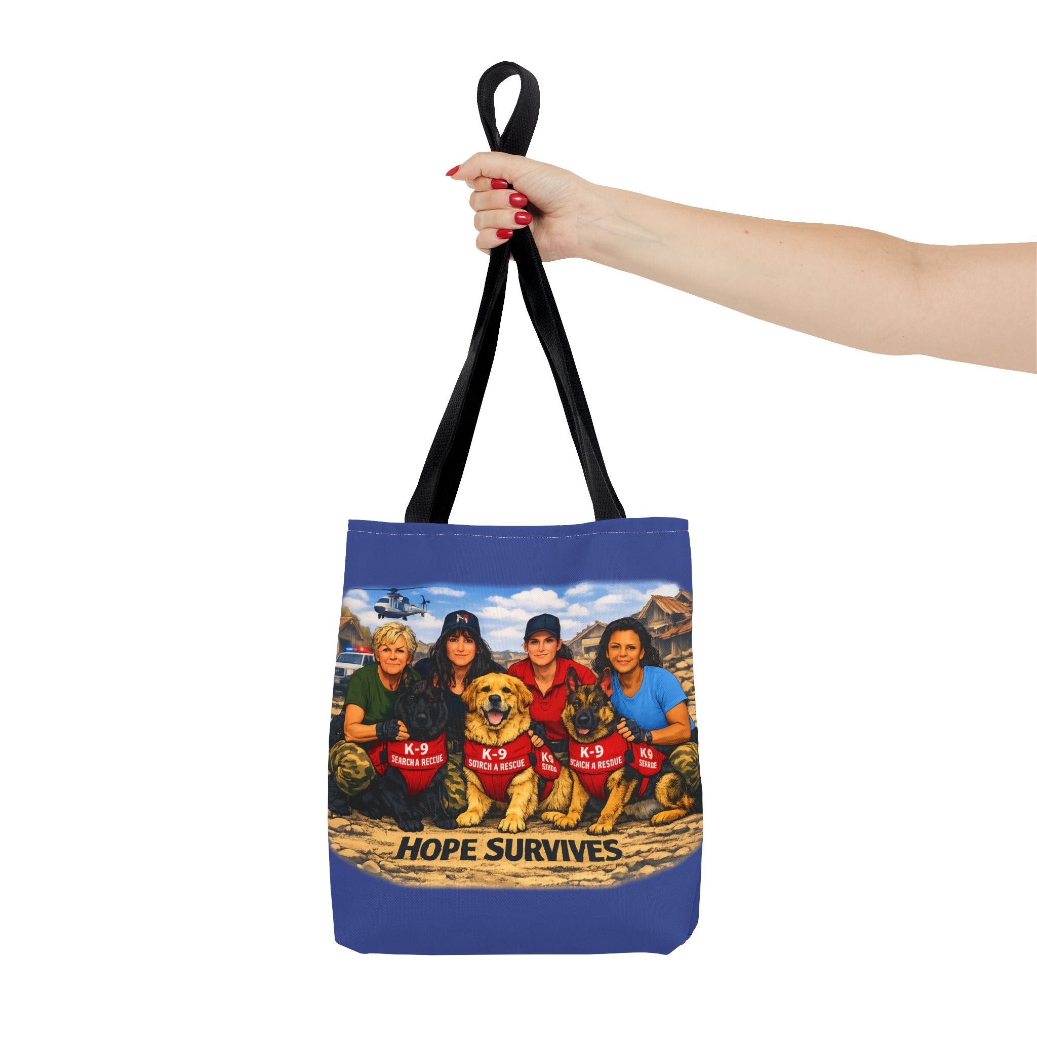 Tote Bag — K-9 Search & Rescue 'Hope Survives' Memorial Tote