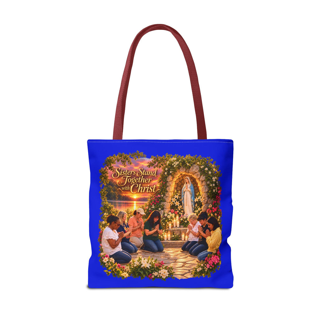 Sisters Standing Together in Christ Religious Christian Tote Bag