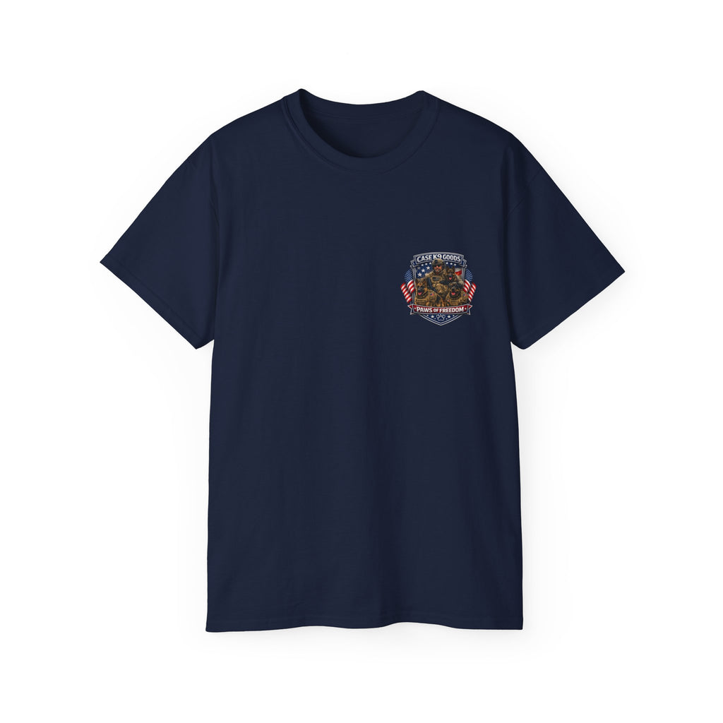 Police K9 Unit Tee — Back Graphic Patrol Officers & German Shepherd Design