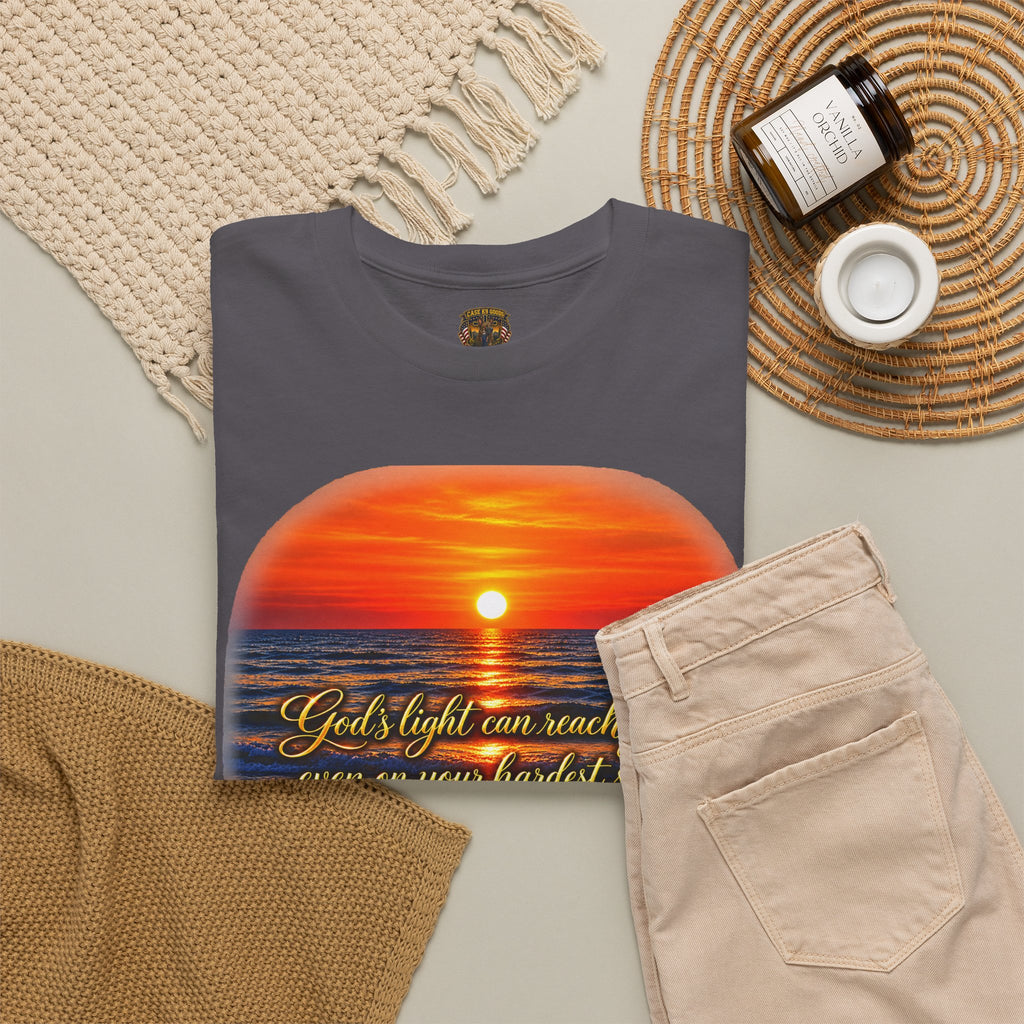 “You’ll Light Up My Whole World” Sunset Quote T-Shirt