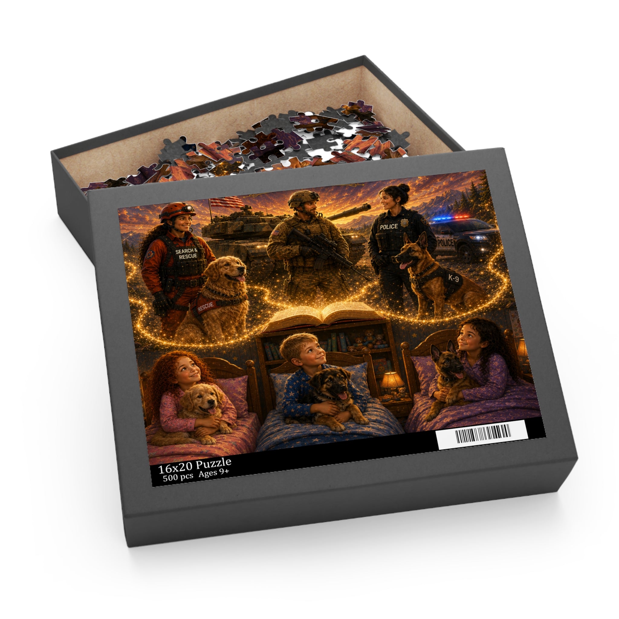 Childhood Dreaming Tribute Puzzle — 120/252/500-Piece Family Keepsake