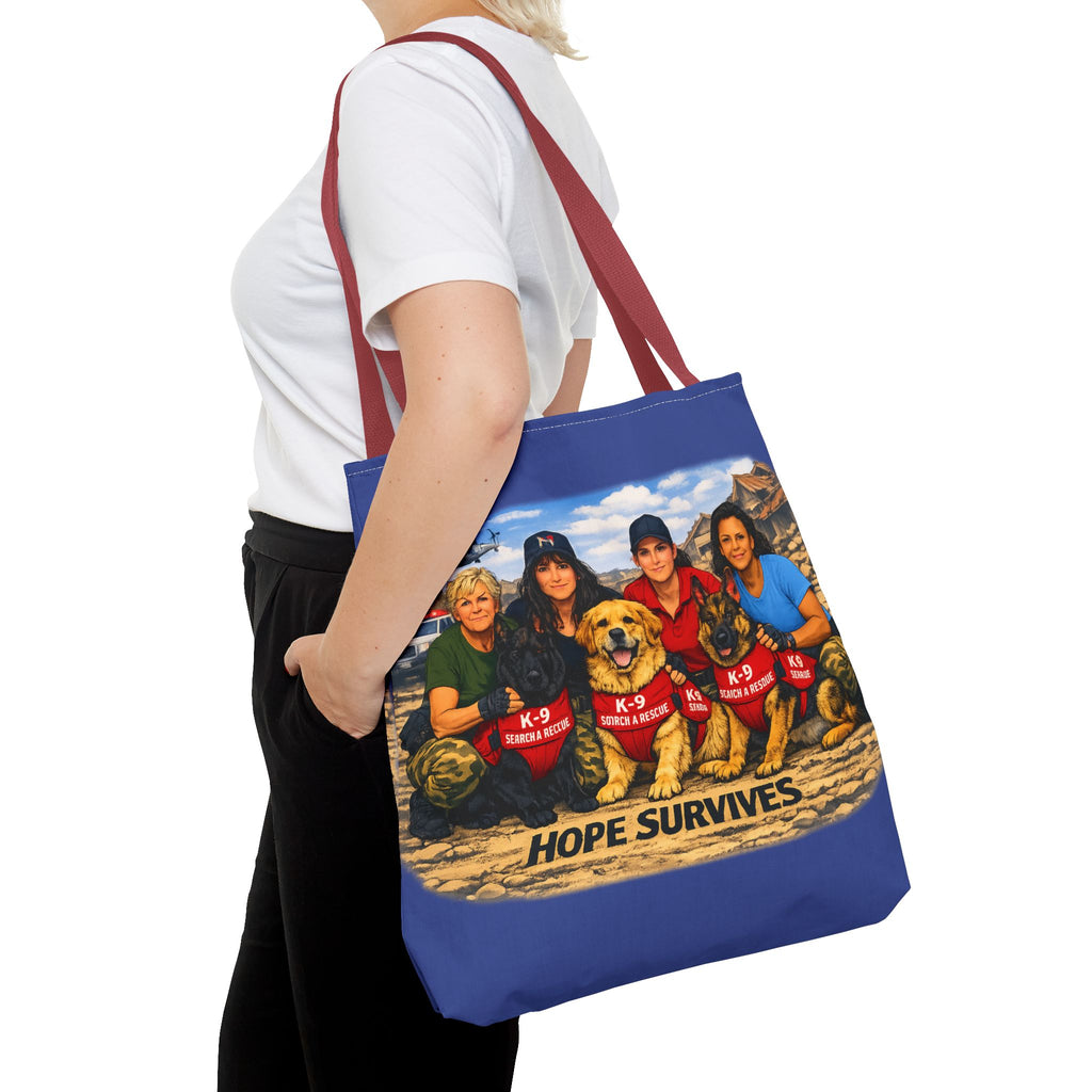 Tote Bag — K-9 Search & Rescue 'Hope Survives' Memorial Tote