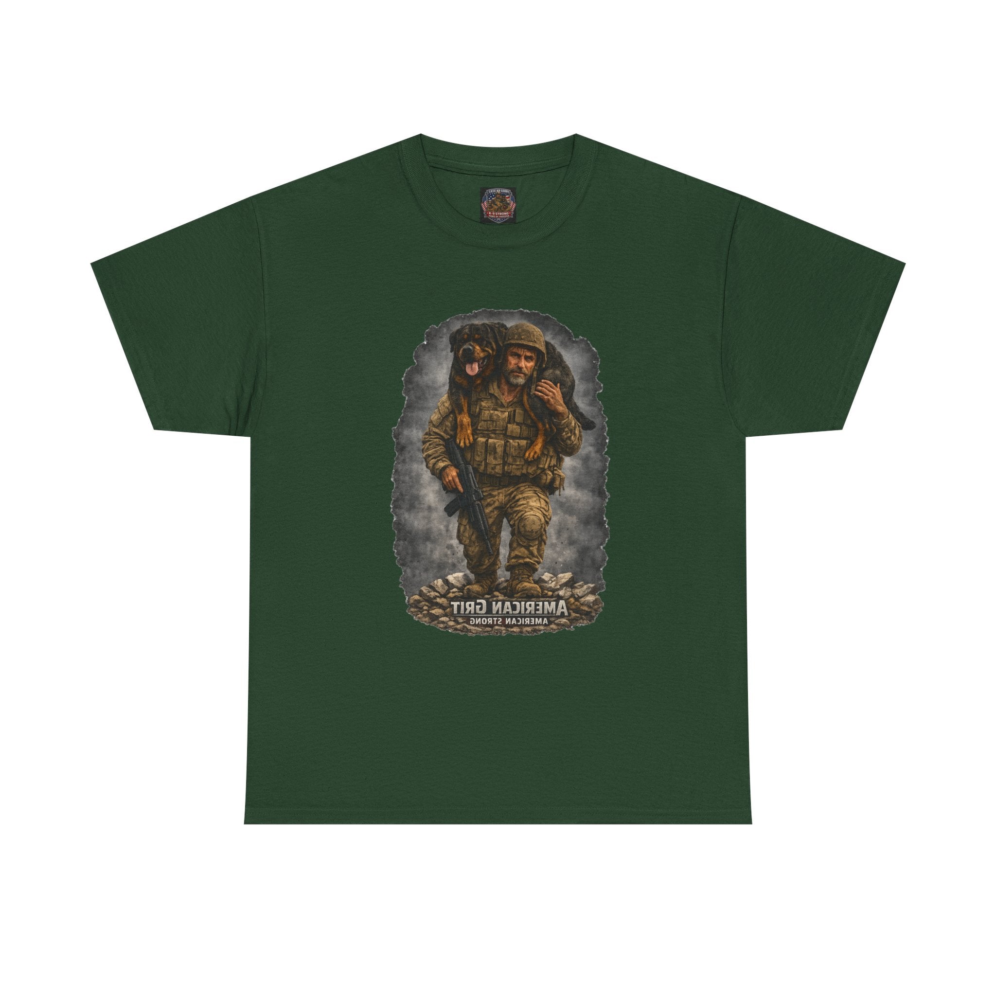 T-Shirt — Military K-9 Rescue Graphic Tee (Saving One Life)