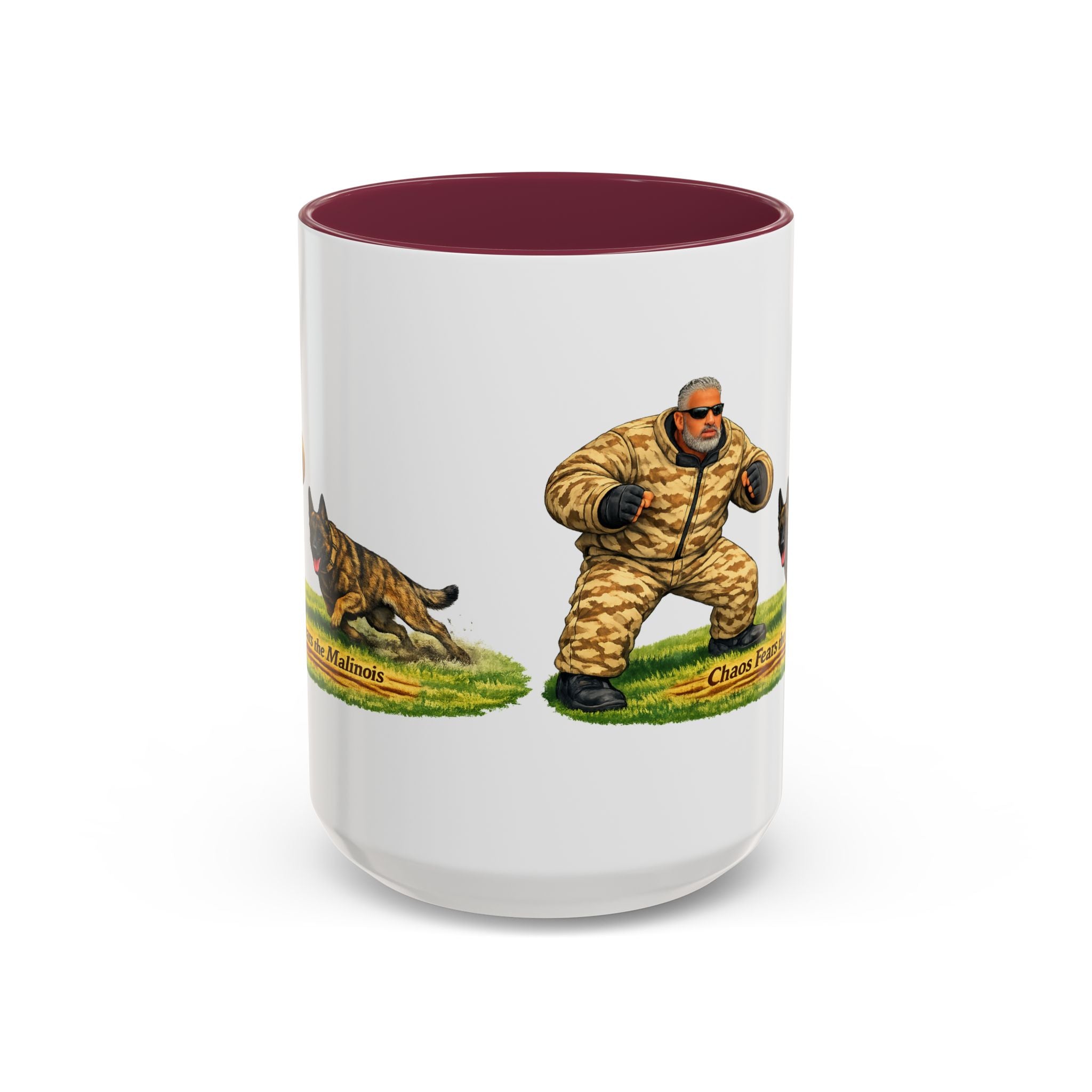Belgian Malinois Coffee Mug — "Nothing Fears the Malinois" Dog Lover Gift (11oz/15oz)