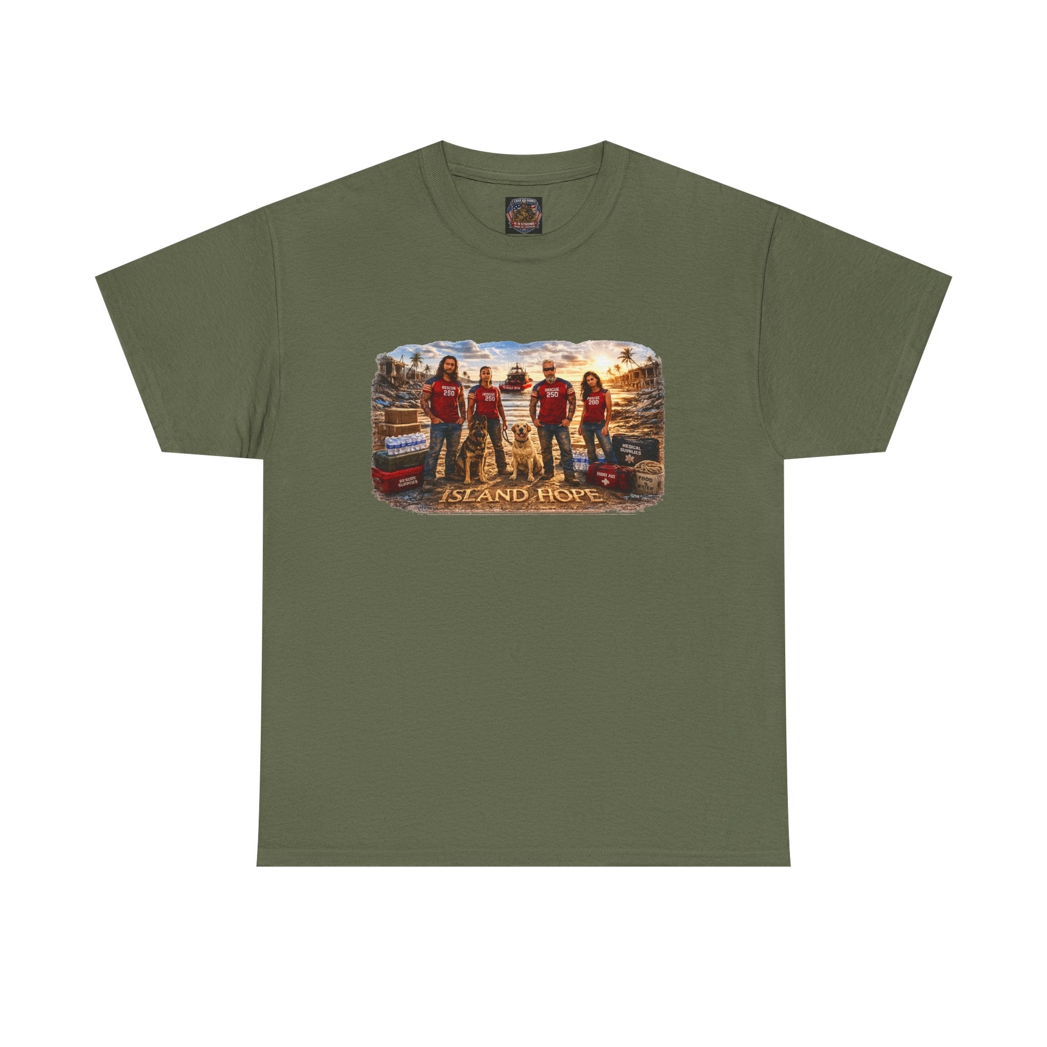 Island Seach and Rescue Team Tee — Vintage Graphic T‑Shirt