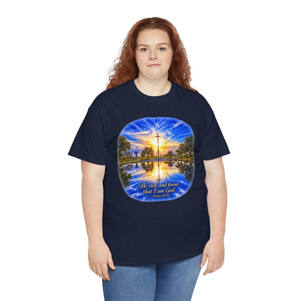 Christian Inspirational Cross Reflection Faith T-Shirt