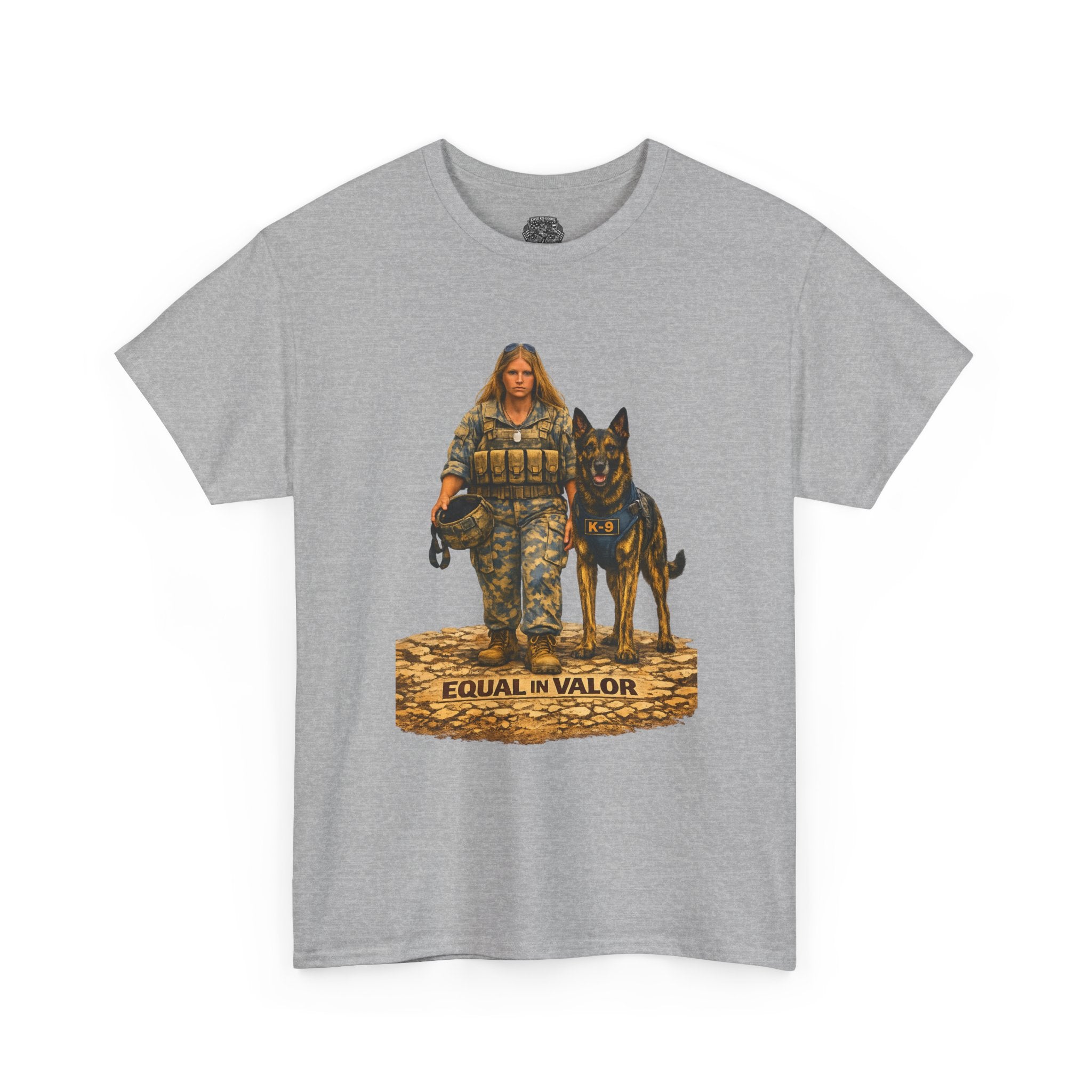 T-Shirt — Equal in Valor Military K9 Handler Tee