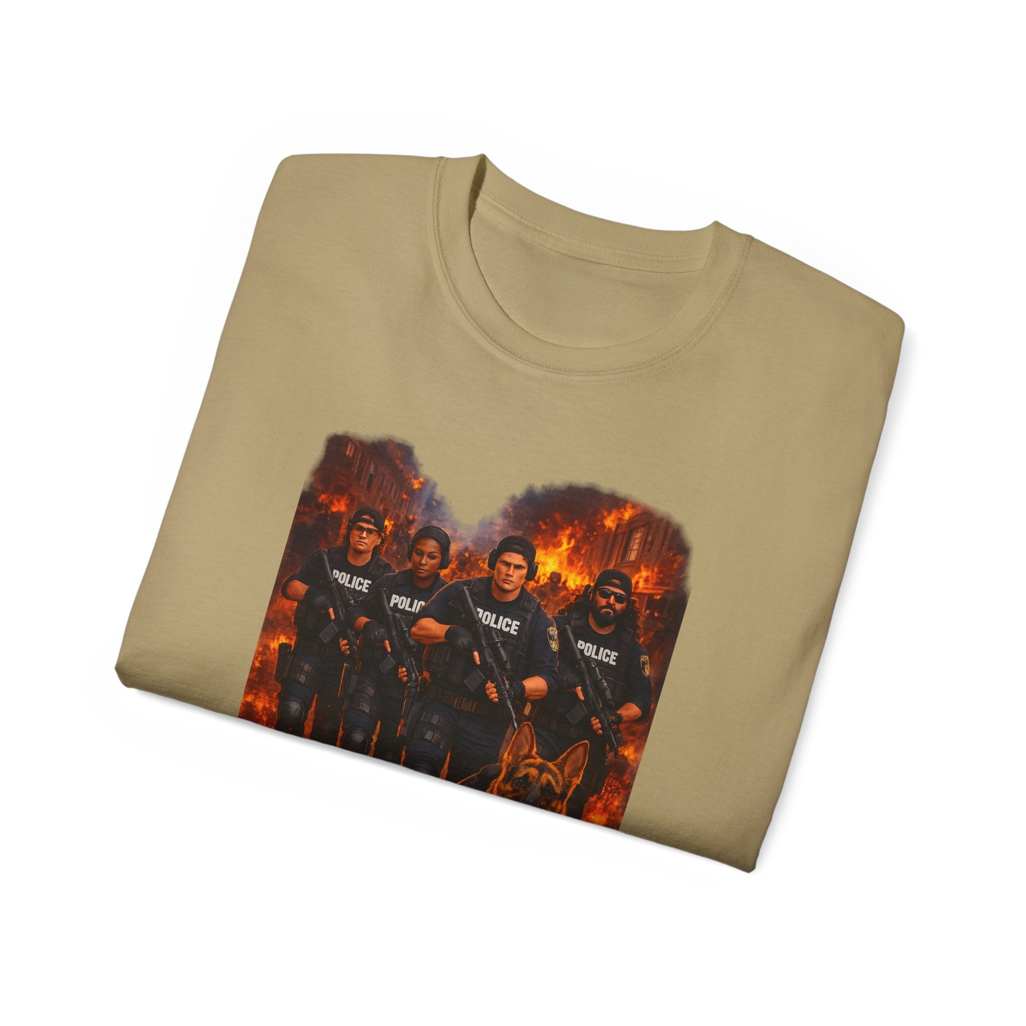 Police K9 Unit Tee — Firestorm Patrol Graphic Shirt