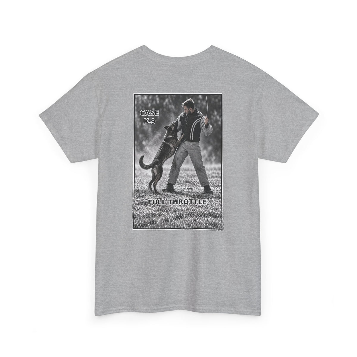 K9 Trainer Tee — 'Full Throttle' Police & Protection Dog Shirt