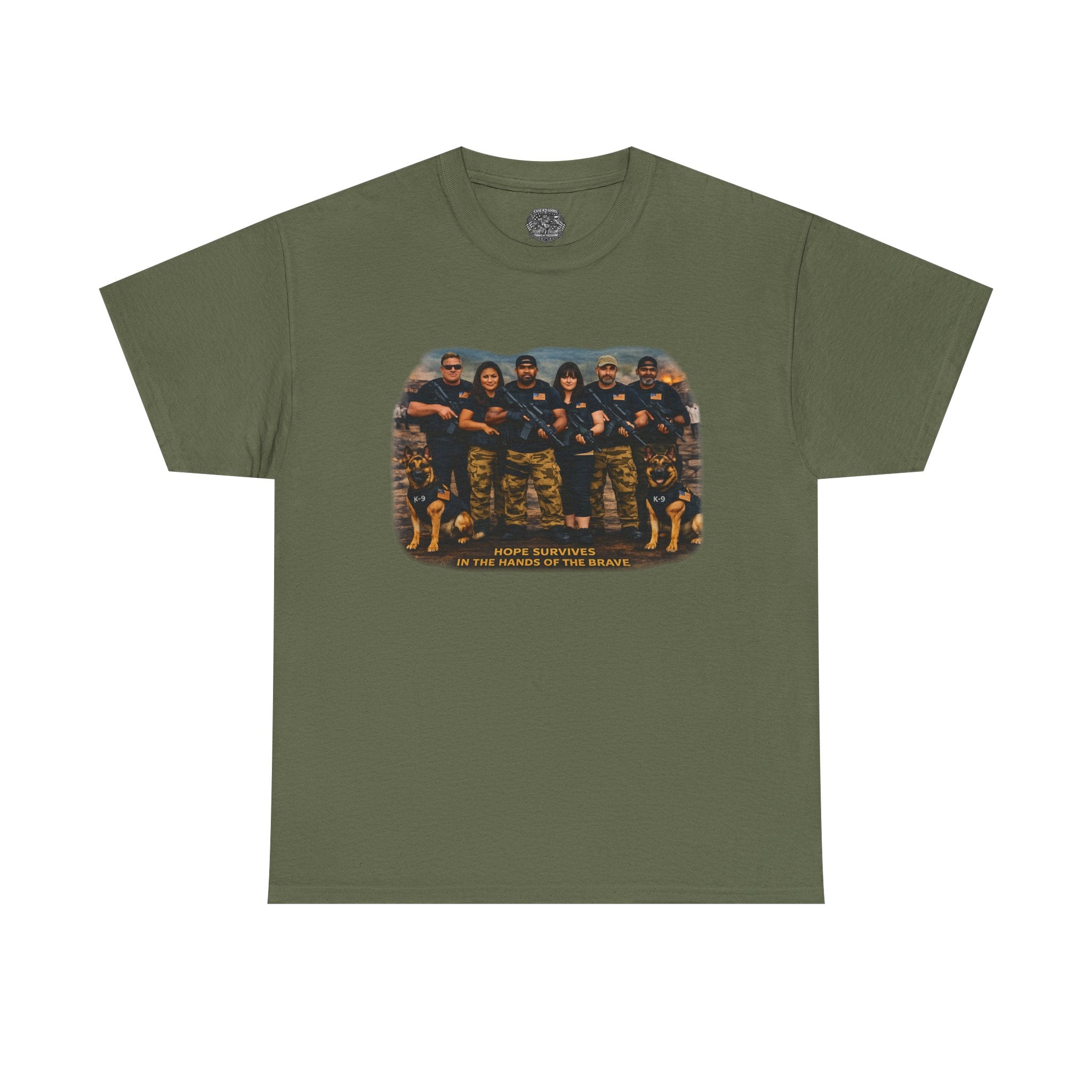 Vintage Military K-9 Unit T-Shirt – 'The Original K9' Retro Dog Handler Crew Tee