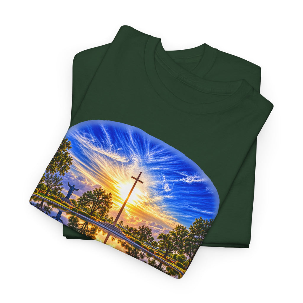 Christian Inspirational Cross Reflection Faith T-Shirt