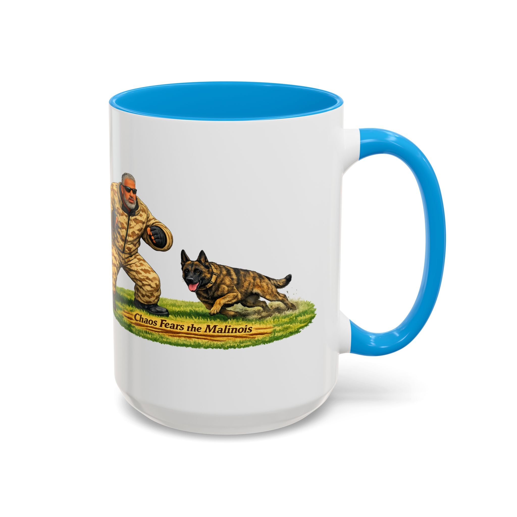 Belgian Malinois Coffee Mug — "Nothing Fears the Malinois" Dog Lover Gift (11oz/15oz)