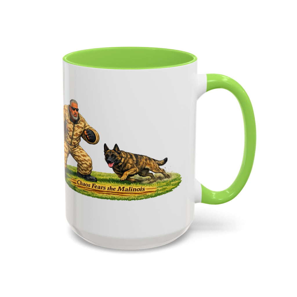 Belgian Malinois Coffee Mug — "Nothing Fears the Malinois" Dog Lover Gift (11oz/15oz)