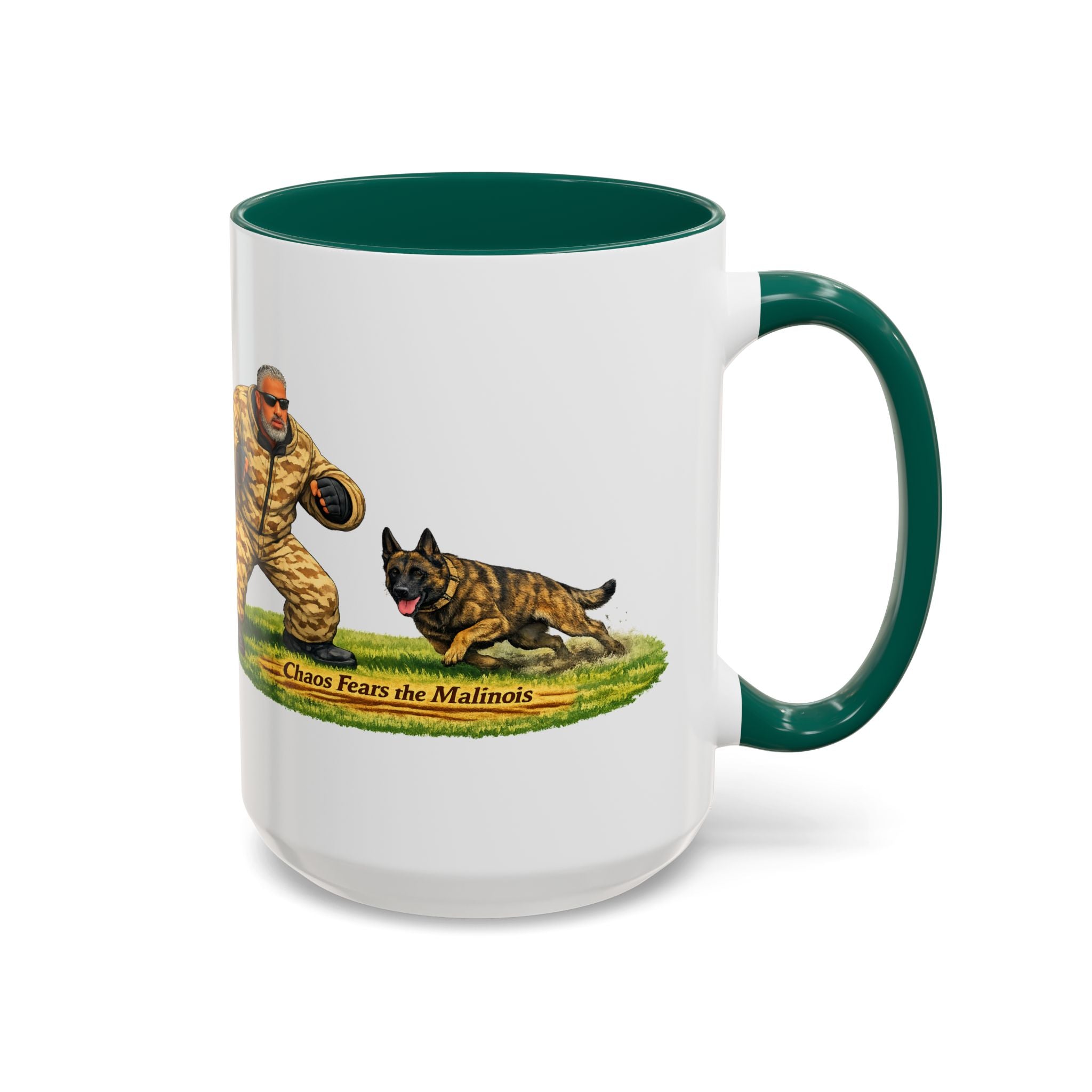 Belgian Malinois Coffee Mug — "Nothing Fears the Malinois" Dog Lover Gift (11oz/15oz)