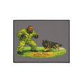 Heavy Duty Floor Mat — "The Bite Starts Here" K9  DecoyTraining Doormat