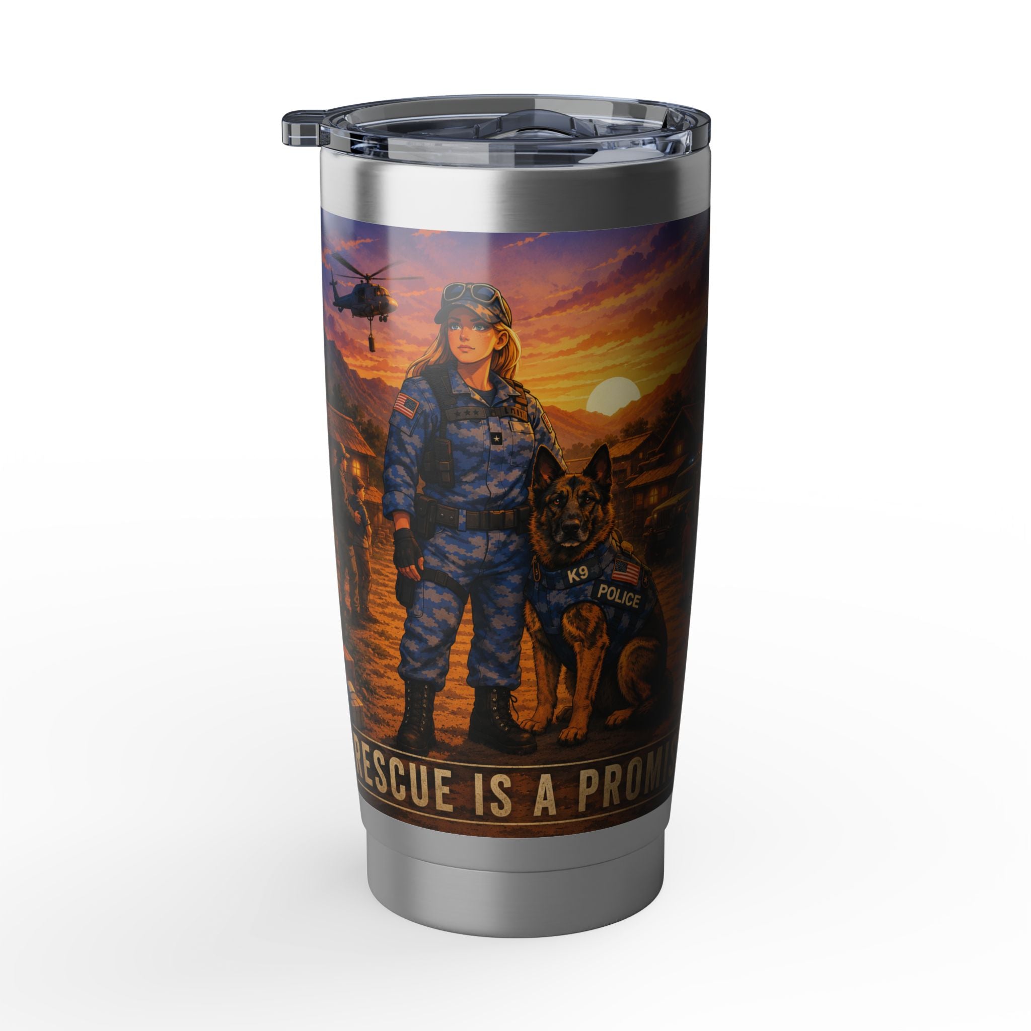 Rescue Promise 20oz Travel Tumbler