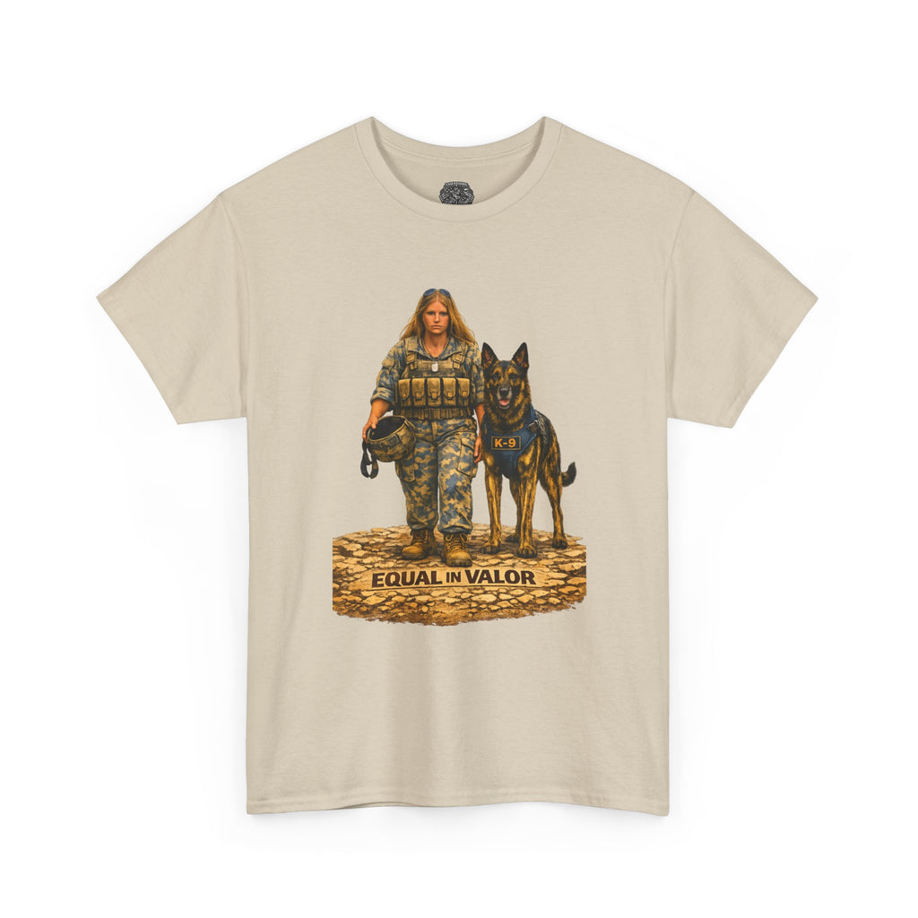 T-Shirt — Equal in Valor Military K9 Handler Tee