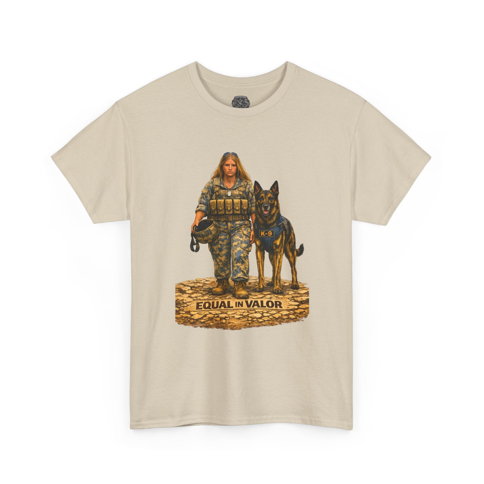 T-Shirt — Equal in Valor Military K9 Handler Tee