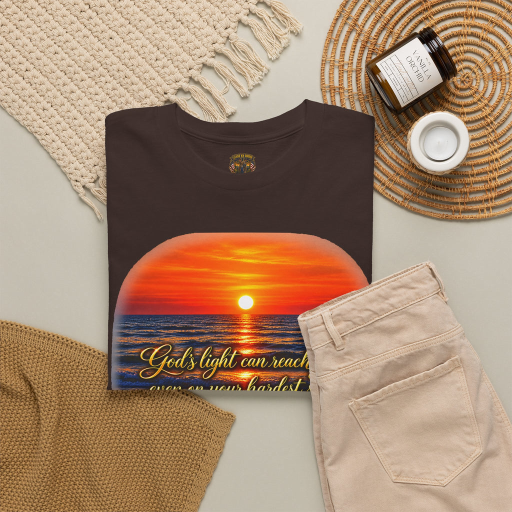 “You’ll Light Up My Whole World” Sunset Quote T-Shirt