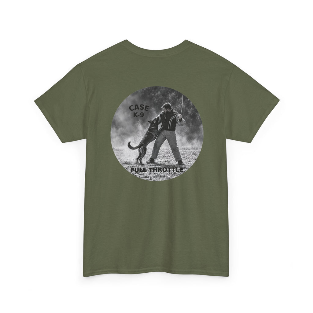 K9 Handler Tee – CASE K-9 “Full Throttle” Vintage Dog Unit T-Shirt