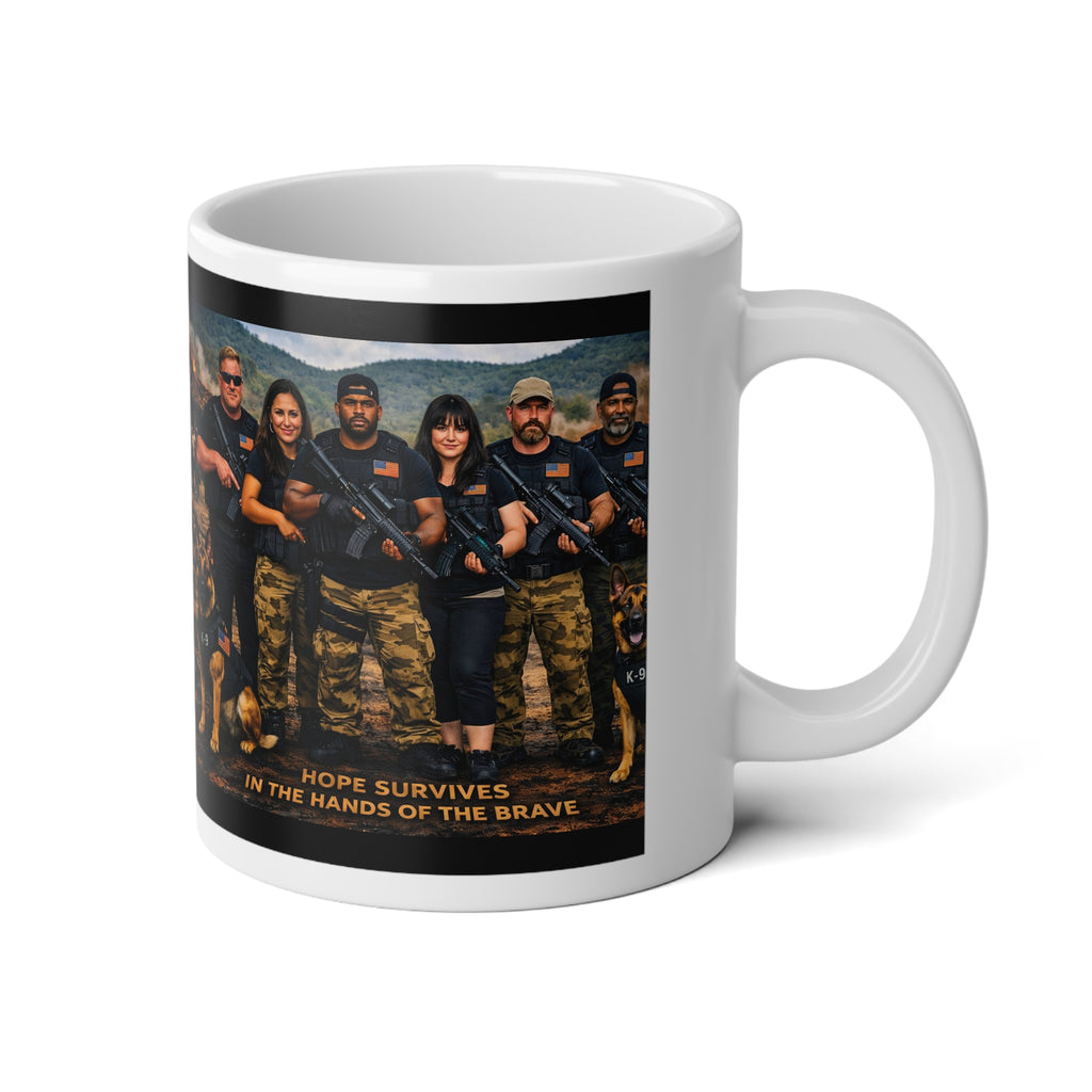 20oz Jumbo Coffee Mug — K9 Search & Rescue Team Tribute Mug