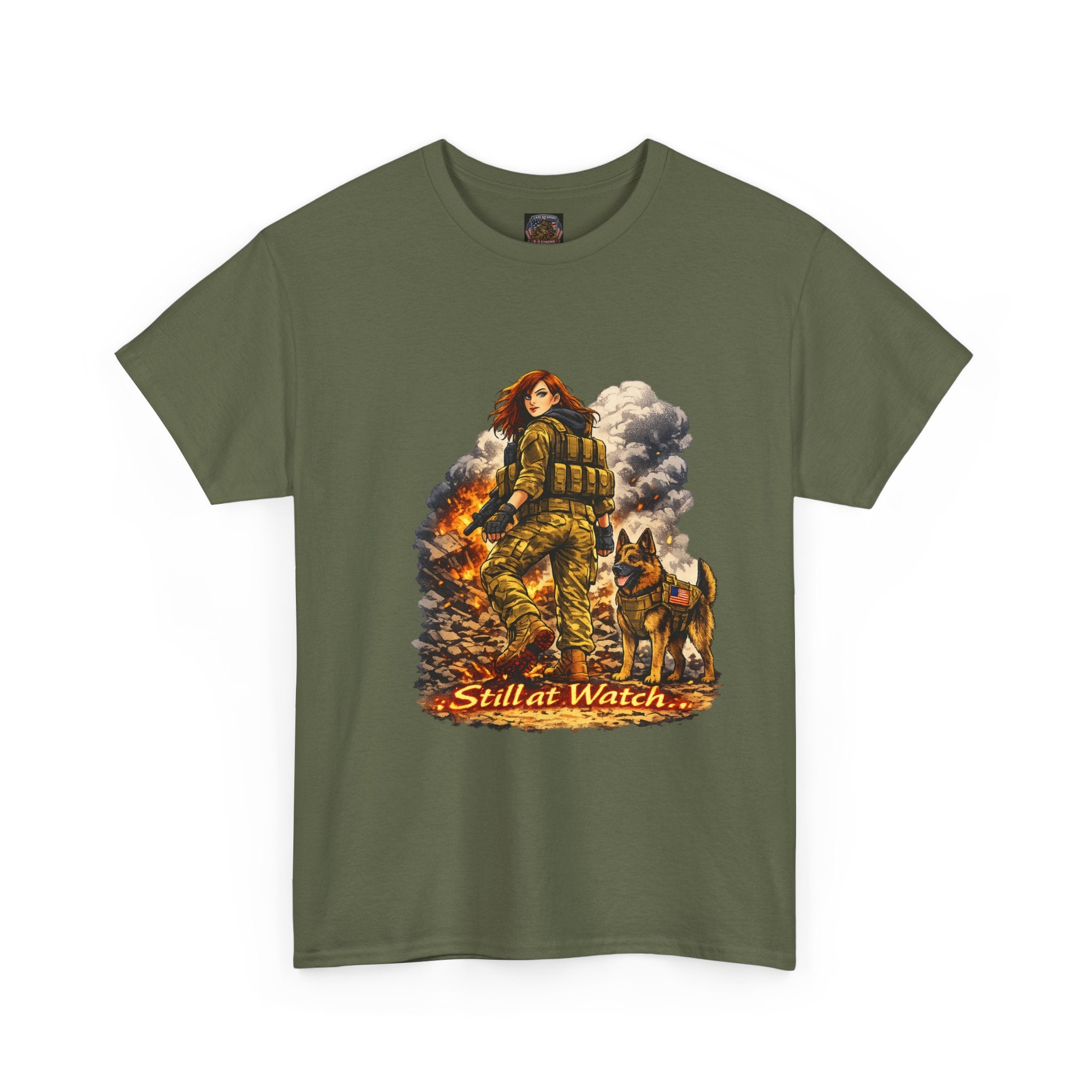 Still At Watch Guard & K9 T-Shirt