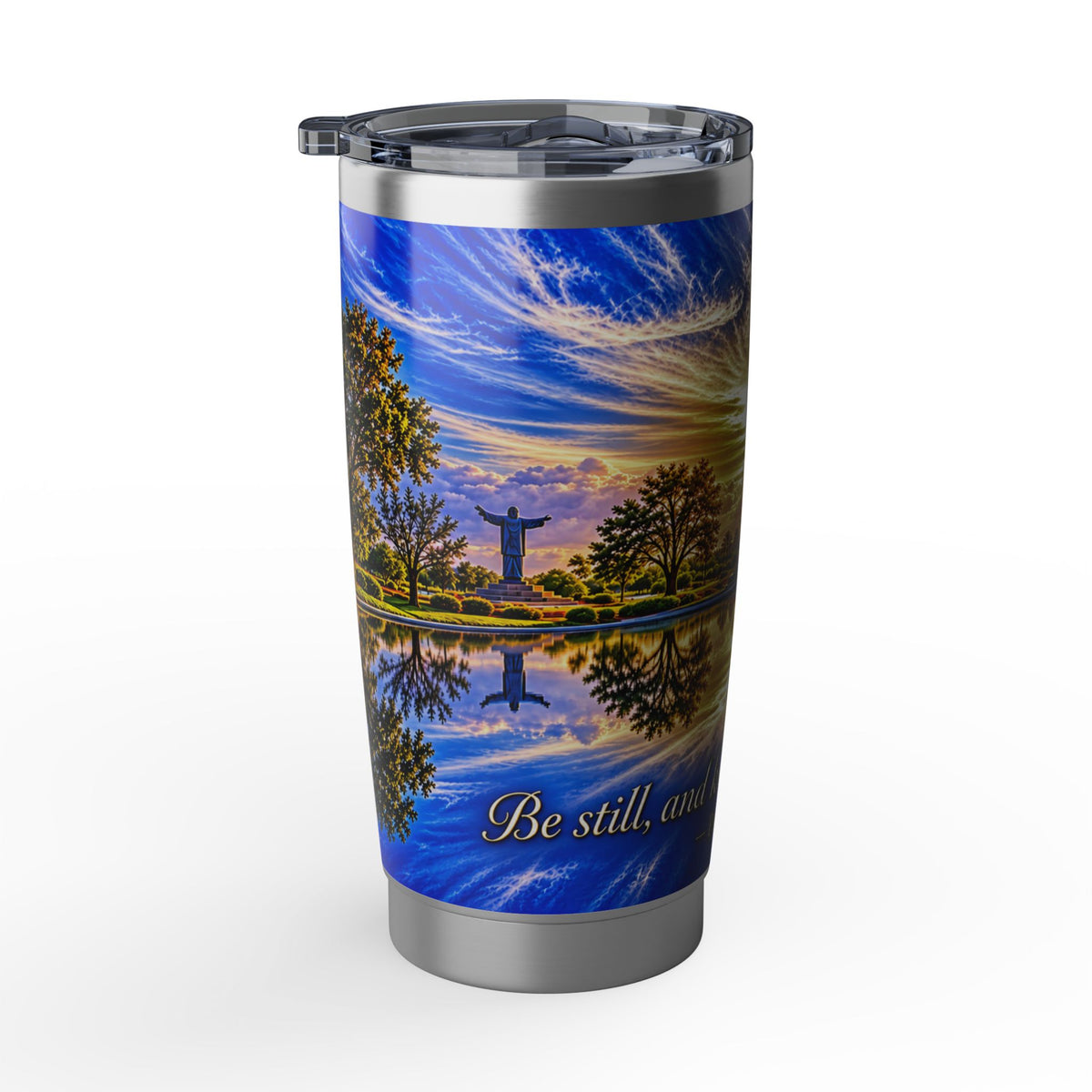 Psalm 46:10 Christian Faith 20oz Tumbler