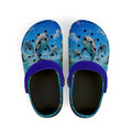 Kids Dolphin Foam Clogs — Blue Ocean Splash EVA Sandals