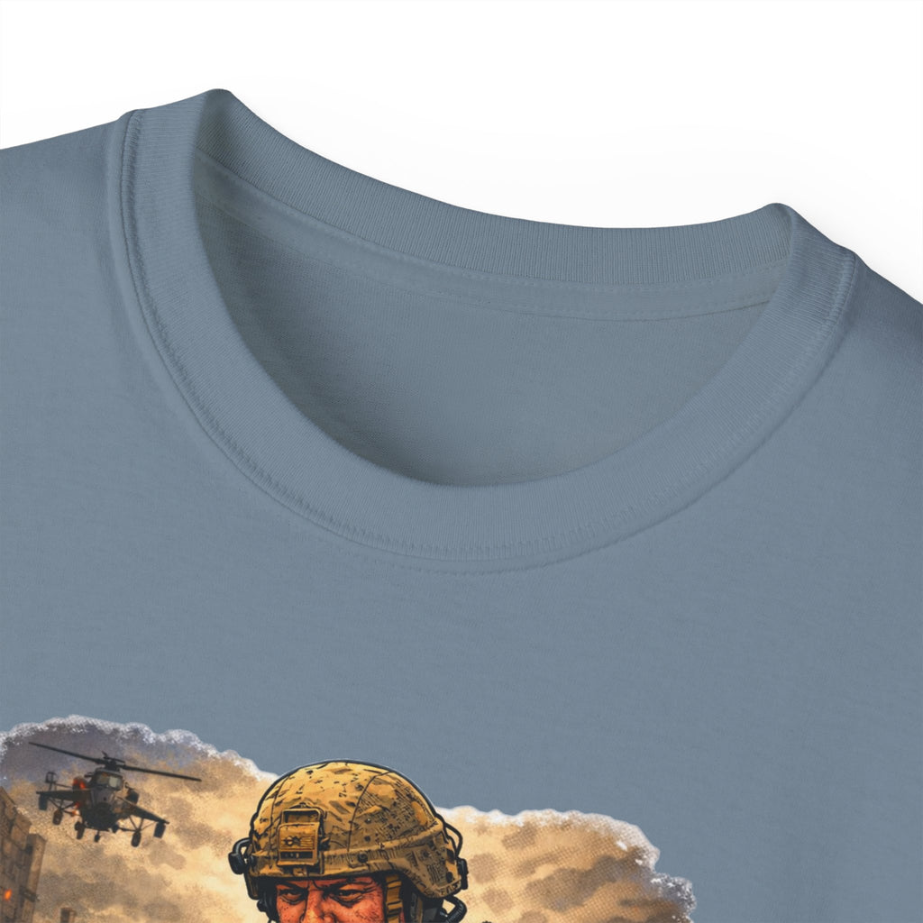 American Grit Soldier T-Shirt — "American Grit, American Strong" Military Tribute Tee