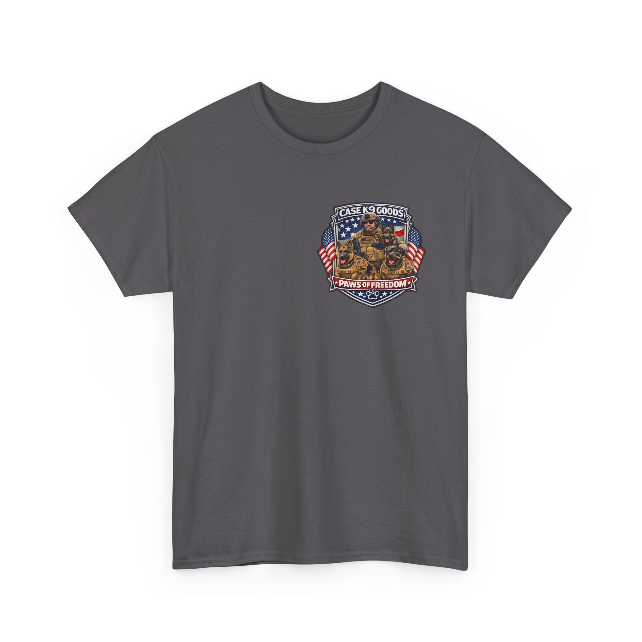 Police K9 Partner T-Shirt — "Side by Side Through Every Storm" Memorial Tee