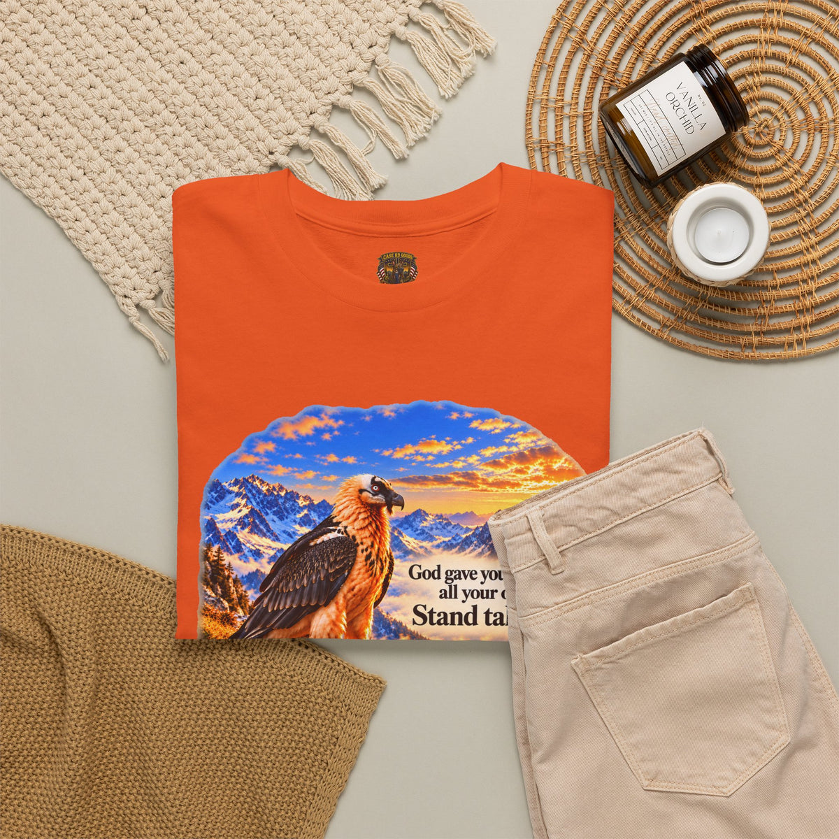God Gives You a Beauty Eagle Nature Quote T-Shirt