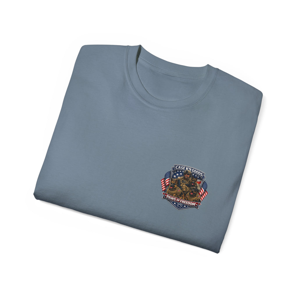 Police K9 Unit Tee — Back Graphic Patrol Officers & German Shepherd Design