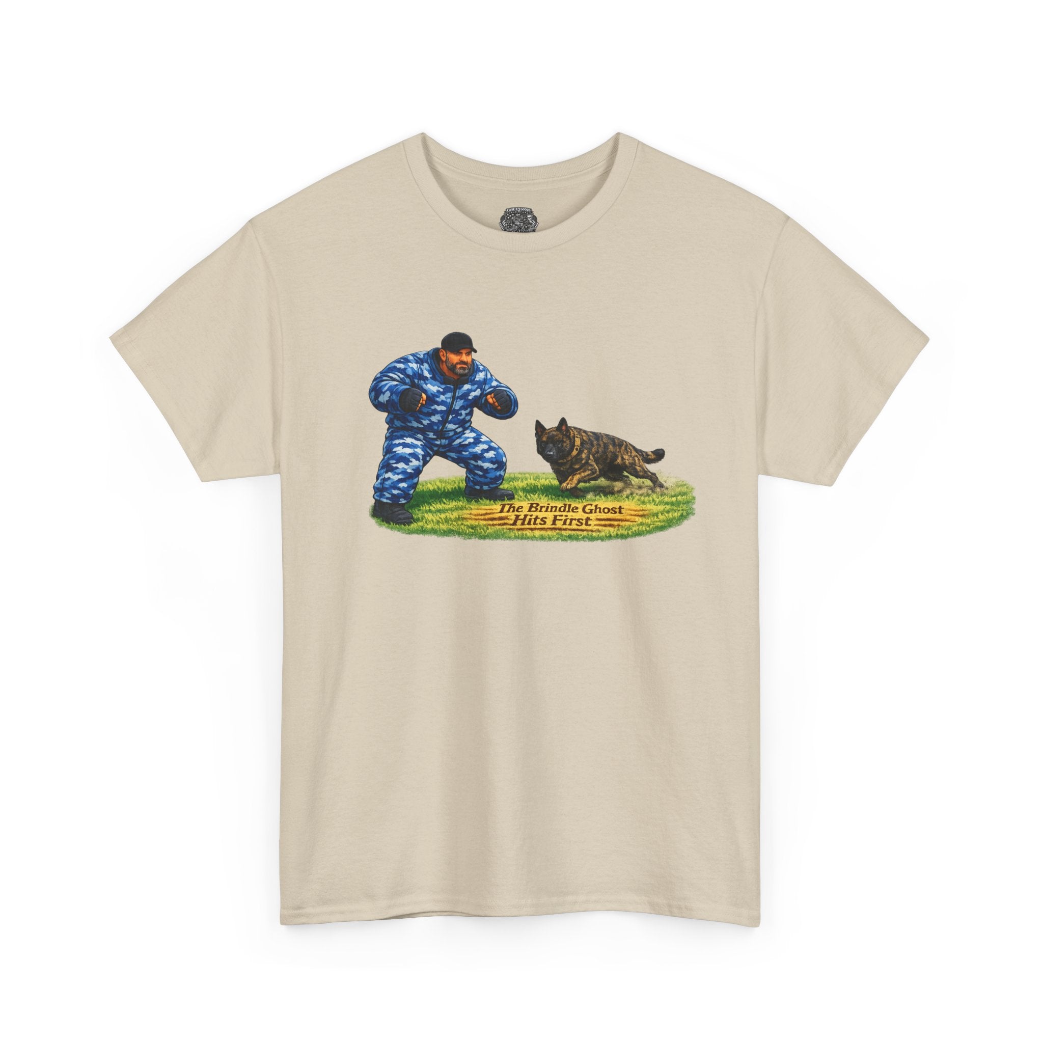 Cotton T-Shirt — Police K9 Training Dog Dutch Shepherd