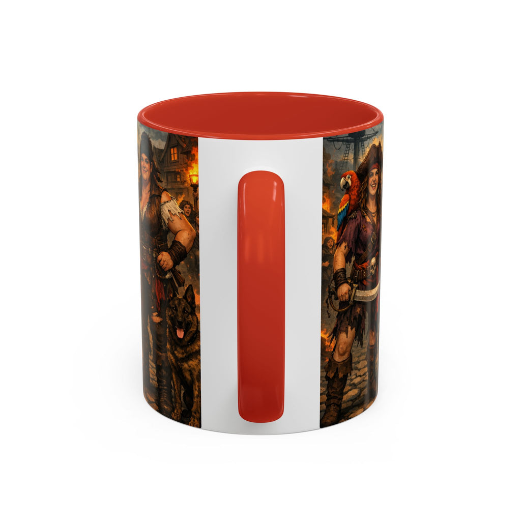 Pirate Family Coffee Mug — Fantasy Buccaneer Artwork 11/15oz