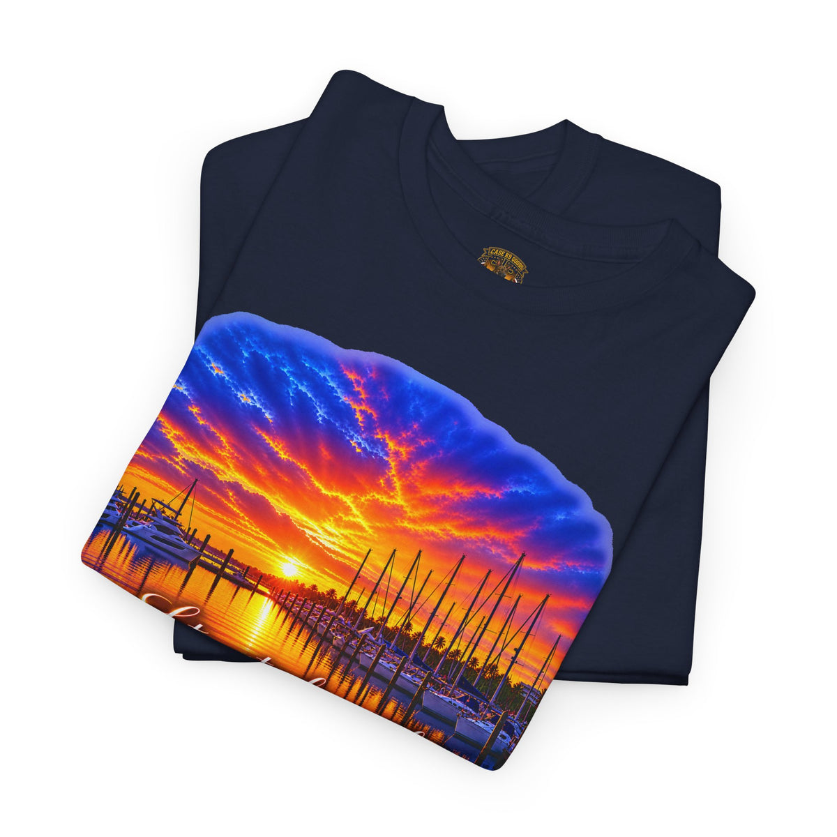 Sunset Harbor Inspirational Quote T-Shirt