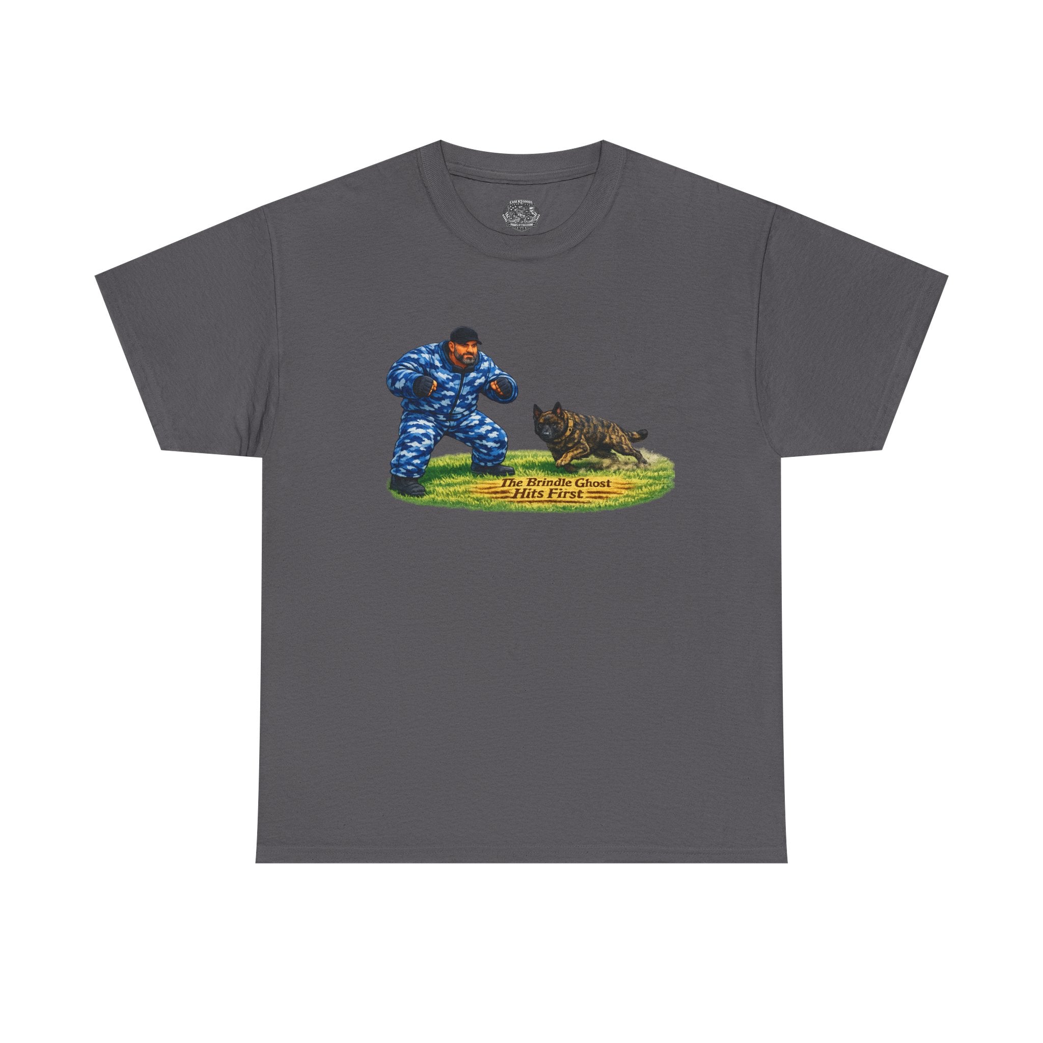 Cotton T-Shirt — Police K9 Training Dog Dutch Shepherd