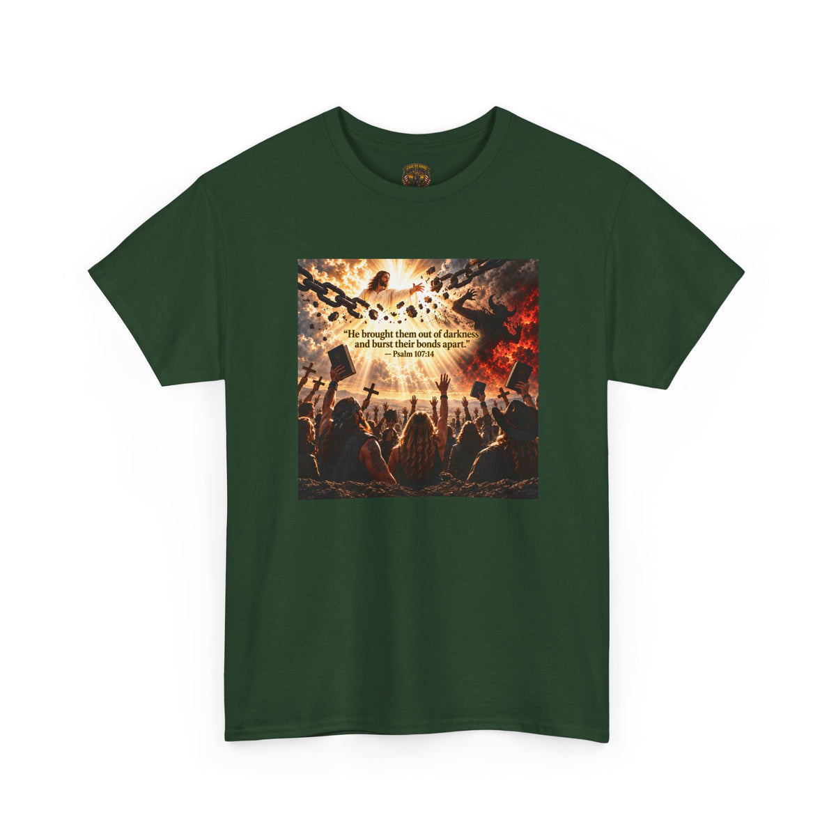 Christians Break Free T-Shirt — Faith, Hope & Praise Graphic Tee